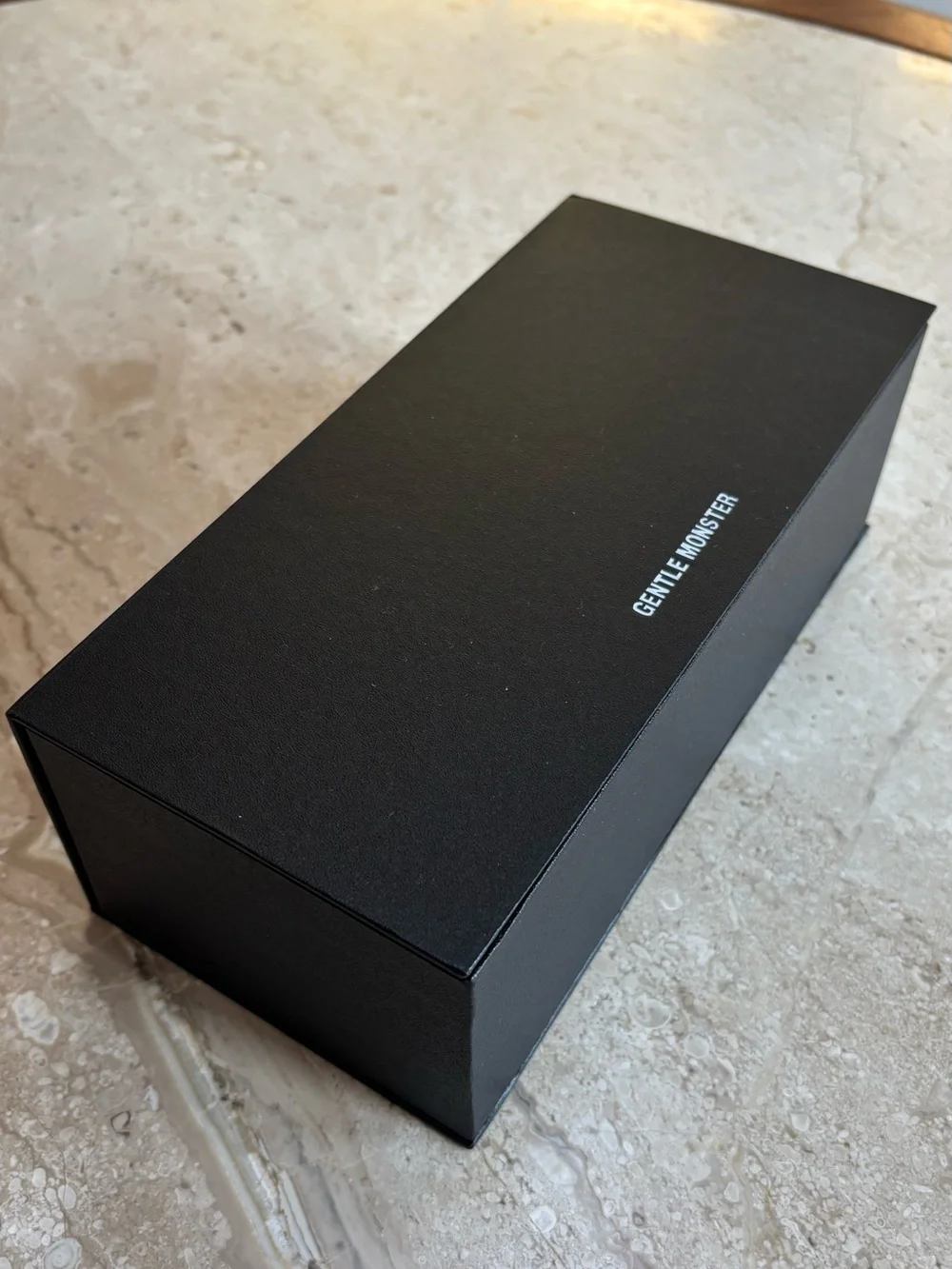 Gentle Monster Black Sunglasses Box with Logo